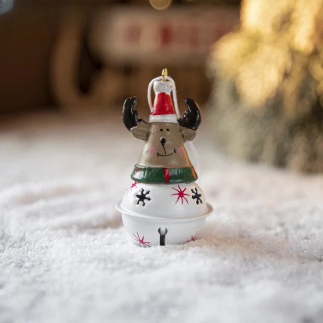 Hot Sale Vintage Craft Jingle Small Metal Bells Various Styles Christmas Figurine & Toys Decor Handmade & Elegant