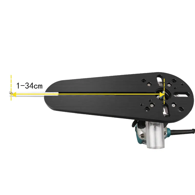 JDSR universal Circle Cutting jig For  Hand Trimmer Wood Router Milling Circle Trimming Machine tools DIY Accessories