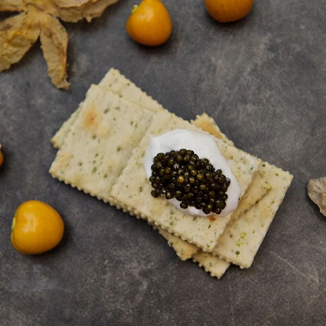 Popular best selling caspian caviar gold eggs for Russian