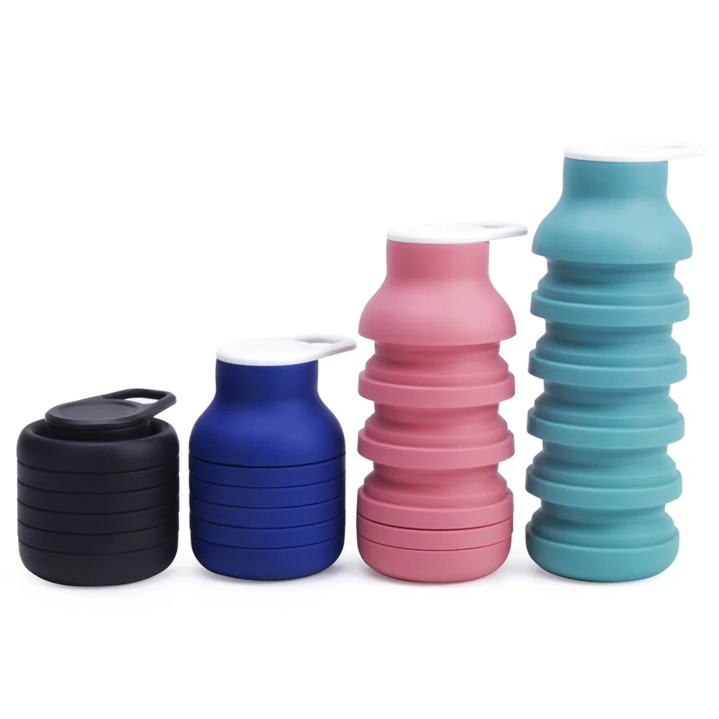 Sublimation Bpa Free Silicone Water Bottle Camping Hiking Direct Drinking Custom Sports Water Bottles