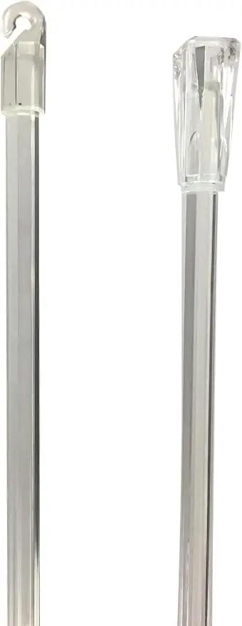 Top Quality Clear Acrylic Curtain Wand Curtain Pull Rod Ideal for High Hanging Drapes & Heavy Curtains in Homes & Offices