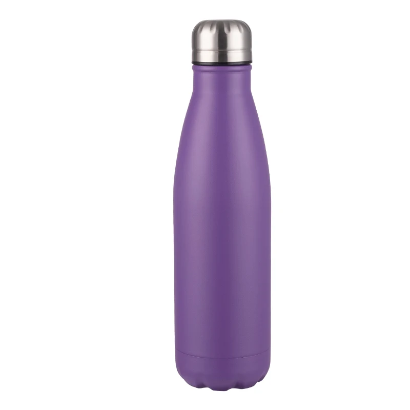 Double wall thermal insulation airless bottle outdoor sports drinking cup wholesale factory direct sales coke shaped thermos