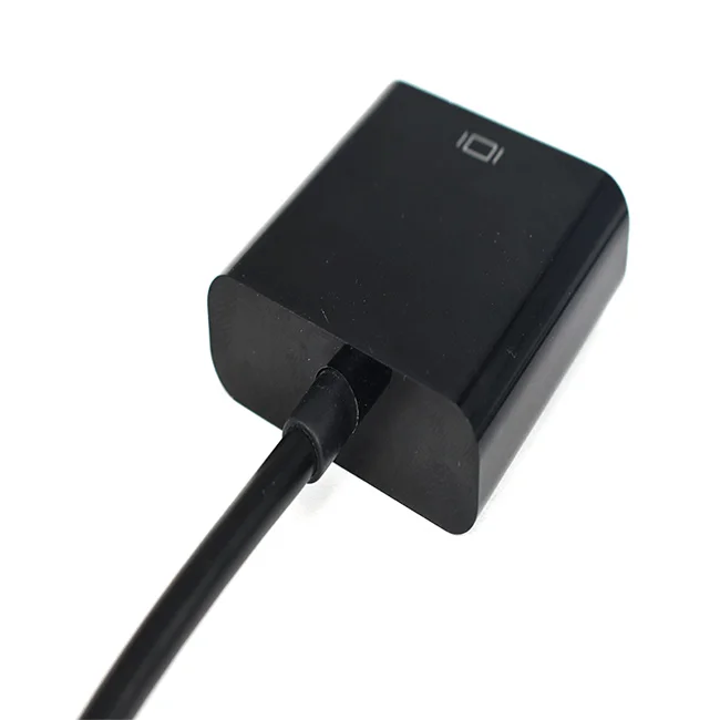 1080P Mini Hdtv to Vga Converter male to female mini HD to Vga converter adapter cable for computer media player