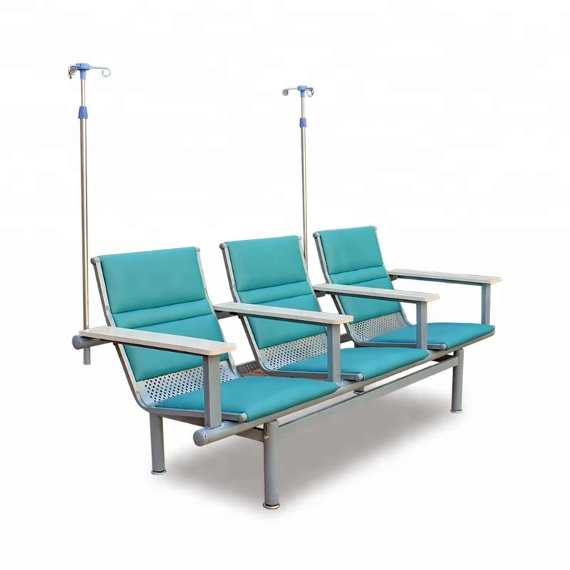 Hospital clinic airport waiting lounge bank 3-seater waiting room gang seating chair