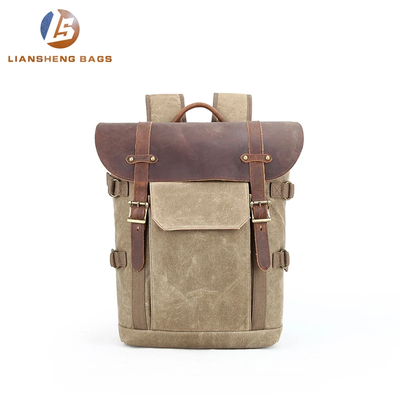 
Wholesale waterproof Canvas trolly Sling Bag Vintage Lens dslr camera shoulder bag 