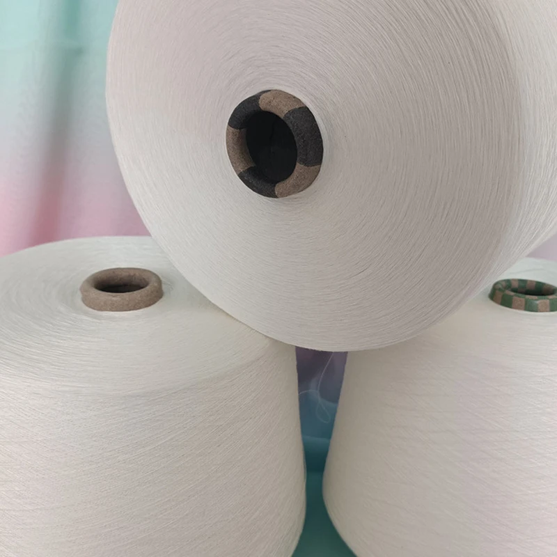 Cotton Yarns Mixed Macrame Wool Viscose Tencaity Spandex 50% 35% Cashmere-Like High Stand Spun Crochet 100% Pure Acrylic Yarn