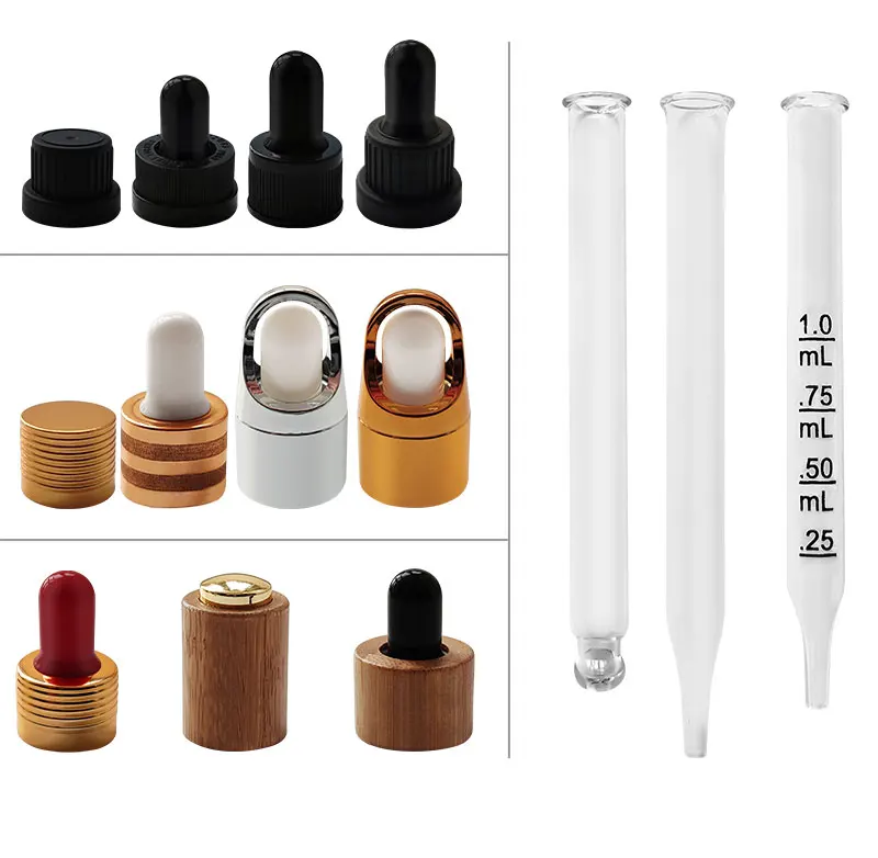 amber brown square glass bottle with gold dropper for serum hair essential oil 15 ml 30 ml 50 ml