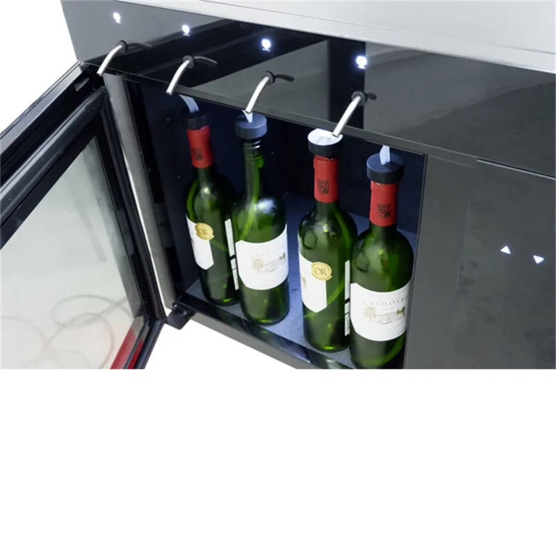 Good Qulilty Compressor Refrigerator 4 Bottles Wine Dispenser With Adjustable Reducing Valve