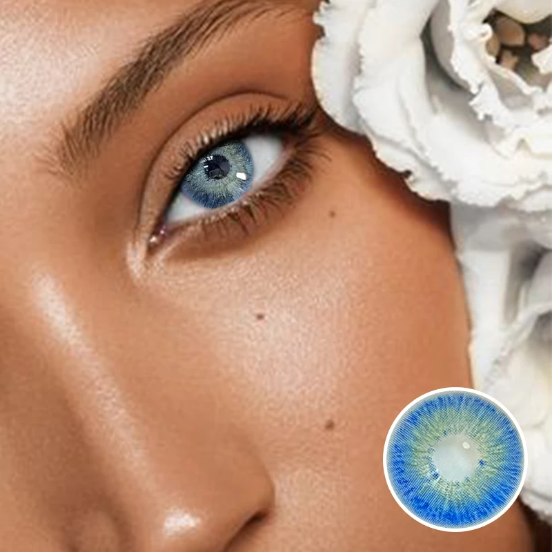 New pattaya Cosmetic Eyes Lens 14.5mm Wholesale Colored Contacts Yearly Color Contact Lenses