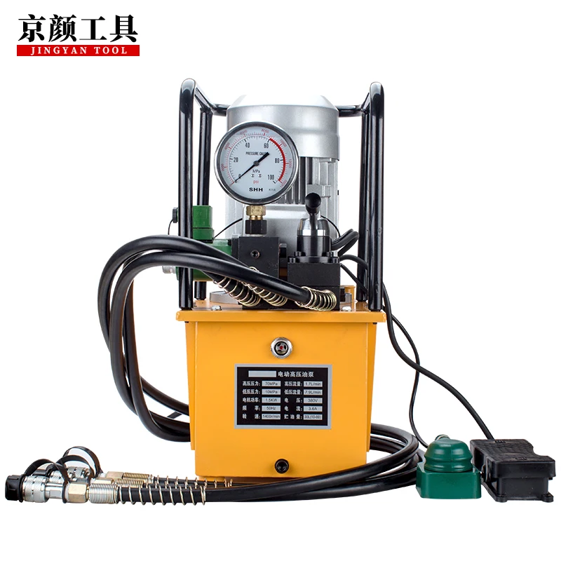 DB150-D3 hydraulic electric pumps 700 bar High Pressure hydraulic oil pump three way power pack