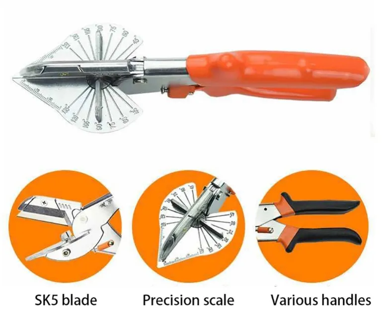 
Cheap Factory Price 45-180 Degree Multi Angle Mitre Siding Wire Duct Cutter PVC PE Plastic Pipe Hose Scissor Cut 