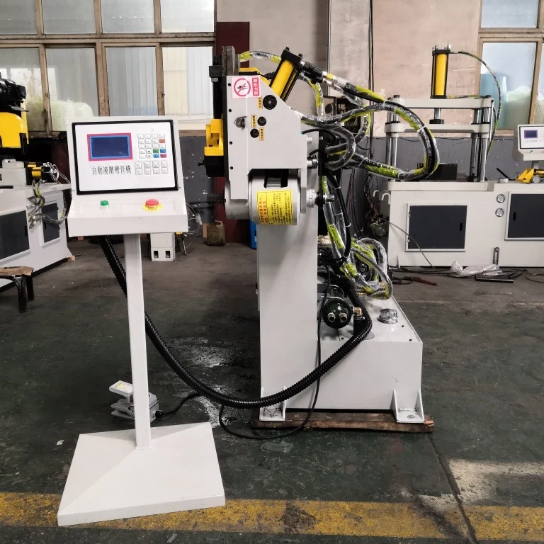 Вертикальный Полуавтоматический гидравлический гибочный станок DW38NC для труб, гибочный станок для арматуры, гибочный станок с U-образным болтом