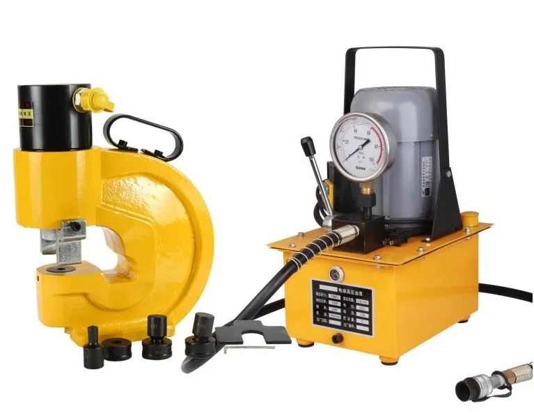 Odetools Сплит Гидравлический Стальной лист железа отверстие штамповочный сверлильный станок цифрового управления с водяным насосом CH-70