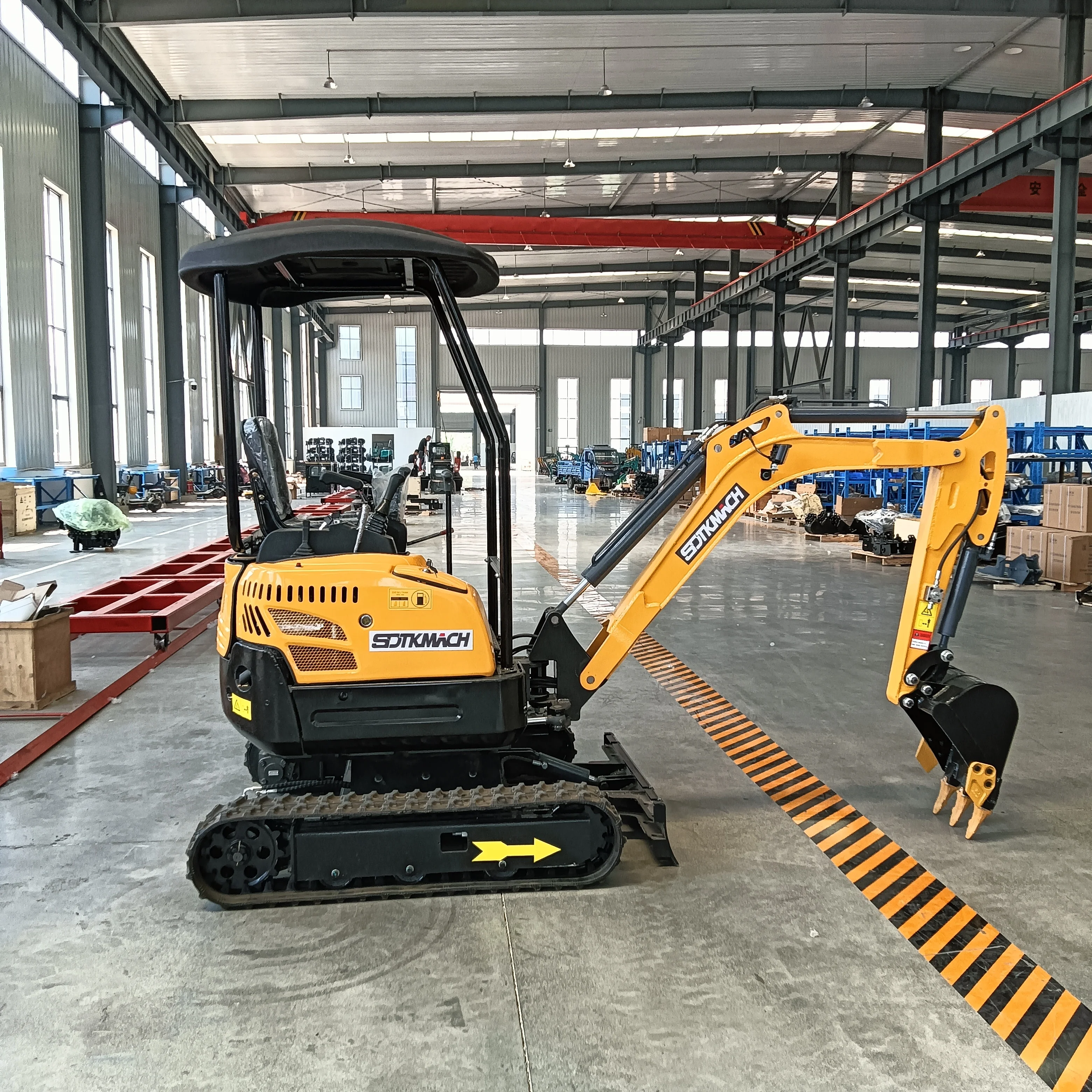 SDTKMACH kubota engine  TK15 TK18 TK20 mini carwler excavator 1.8 ton