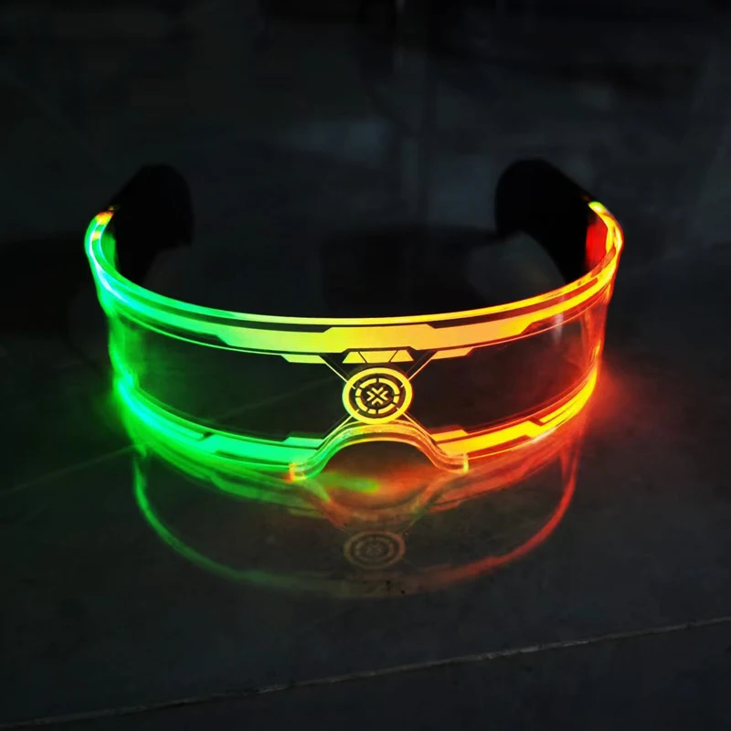 Top Fashion Apollo luminous led glasses creative party led light up sunglasses party supplies
