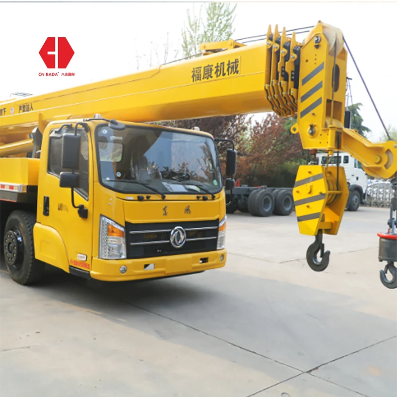 Chinese price small hydraulic 360 degree rotation truck crane mini  5 6 7 8 10 12 ton 20t telescopic truck crane