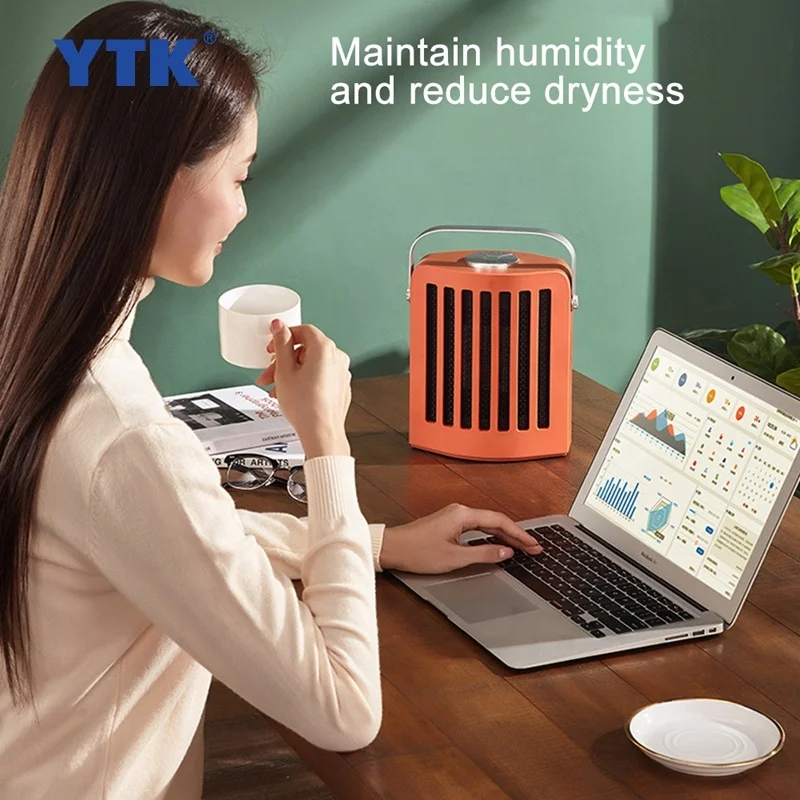 Hot Best Price 2021 New Portable Desktop Mini ABS Flame Retardant Material PTC Ceramic Rapid Fan Heater Warmer 220V