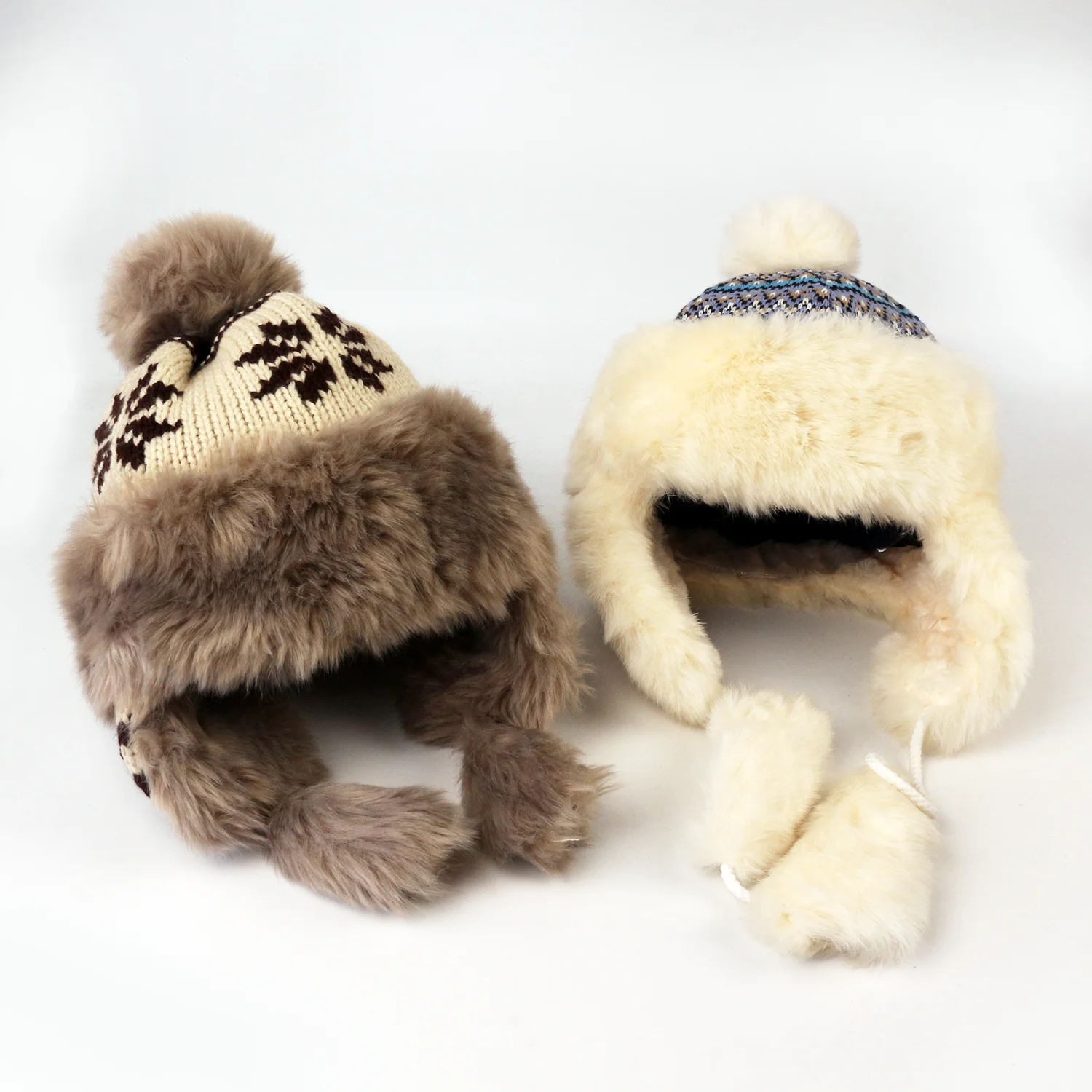 Hot selling colorful  fur hat European and American fisherman hat fur casual fashion ladies warm fluffy hats