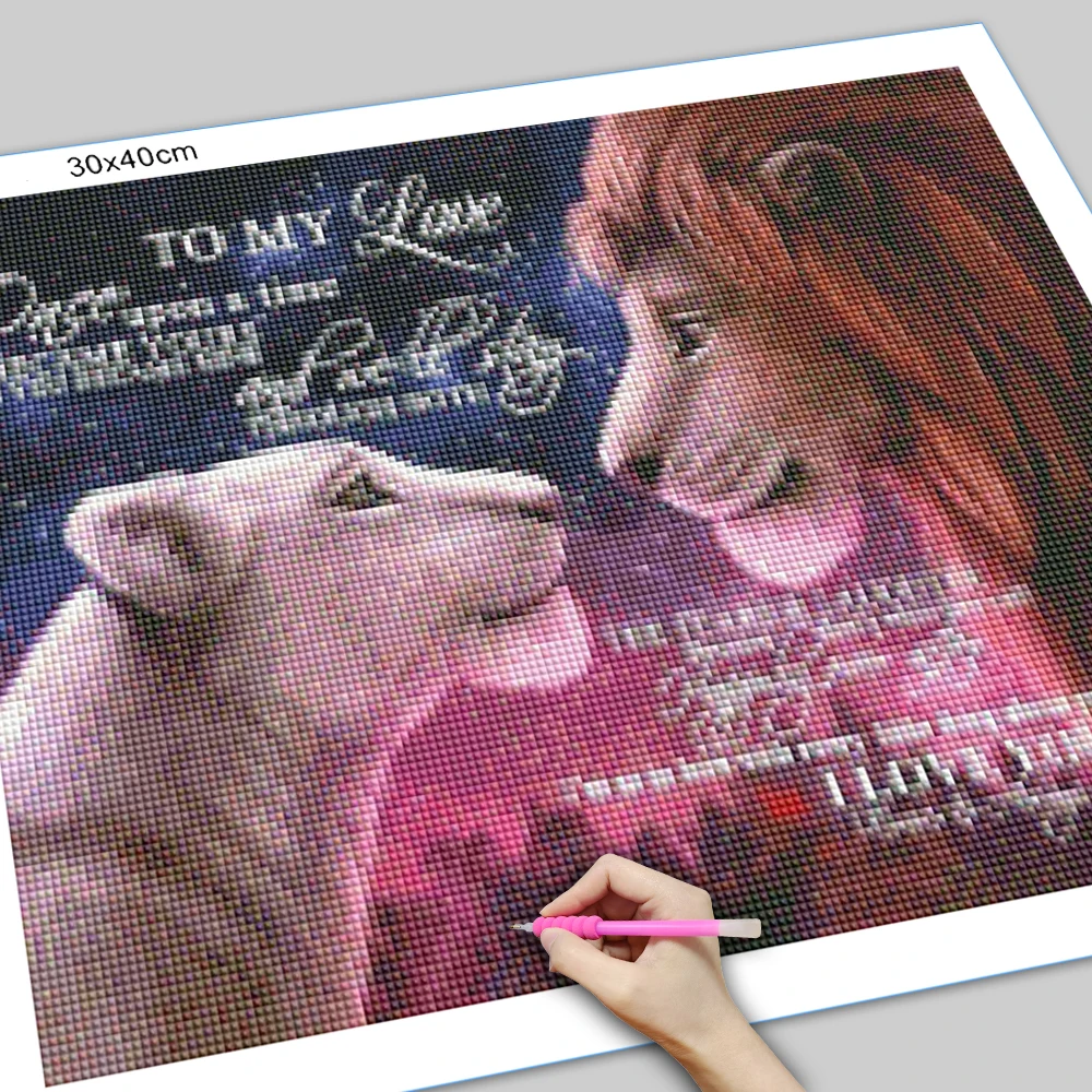 Diamond Painting Wholesale Square/Round Diamond Lion King To My Love 5D Diamond Painting Embroidered Mosaic Picture