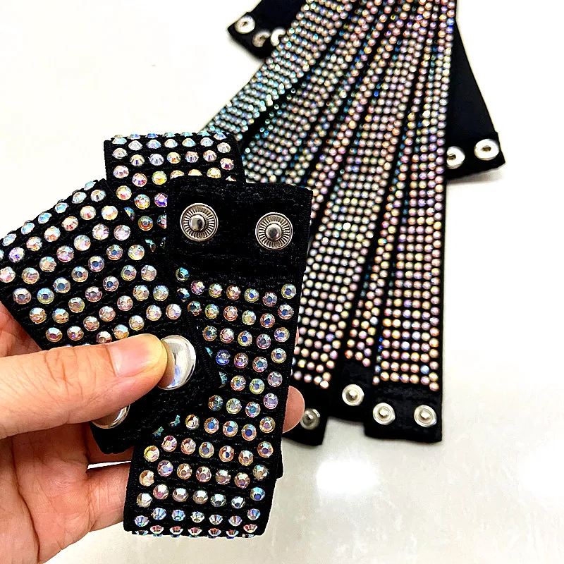 Lady Fashion Special Shell Handmade Decorative Accessories Beaded Women Latin Rhinestone Belt