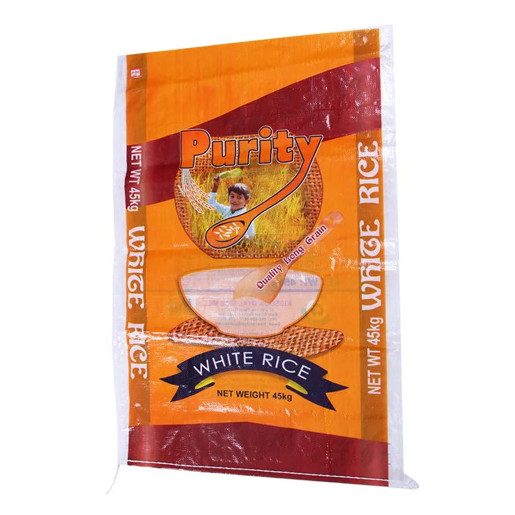 High Quality 25kg 5kg Bopp Laminated Rice Wheat Flour Polypropylene Sack Maize Flour Pp Woven Bag