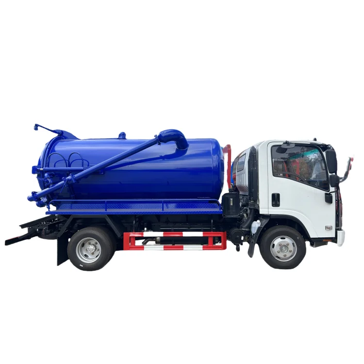 High quality Isuzu 800 gallon sewer cleaning truck LDH 6 wheels 4000 liters septic tank truck chinese supplier