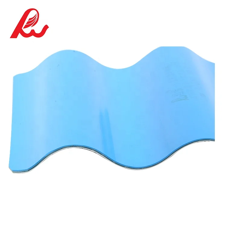 Plastic Roofing Materials/Modern House Plans PVC Roof Sheet/Roundwave Roof Design
