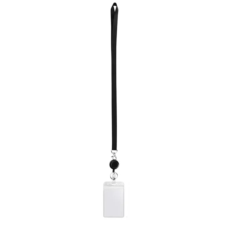 Best Selling Stretchable ID Card Neck Lanyard Card Holder And Lanyard With Id Card Badge Holder