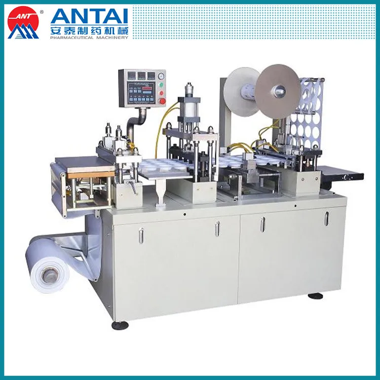 
DP-420 0.8T 4.6kw Cup Lid Forming Auto Table PP Jelly Cup Vacuum Plastic Thermoforming Machine 