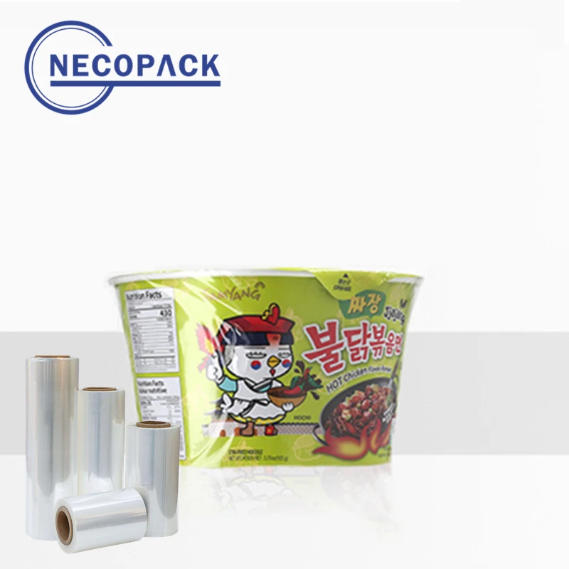 19micron transparent plastic pvc pof shrink film roll