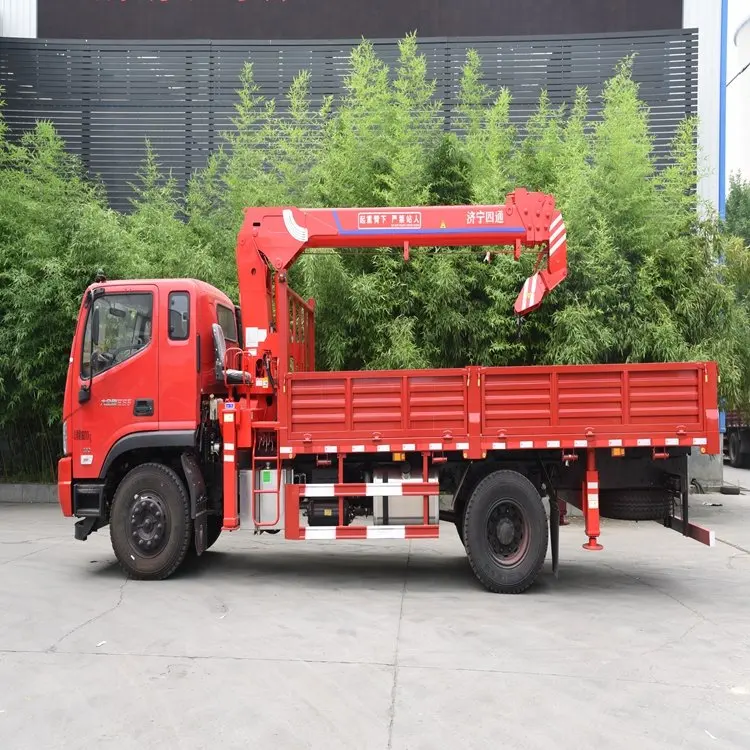 Guo Liu Dongfeng Changxing D3 single bridge 12 tons on board crane