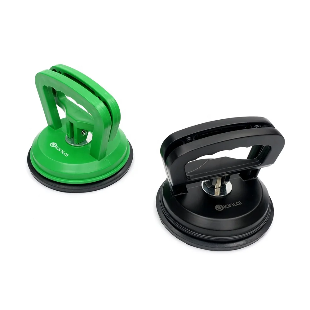 Factory Direct Sale Movable Glass Holder Suction Cups Single Claws Rubber Plate Manual Vacuum ABS Plastic Glass Sucker