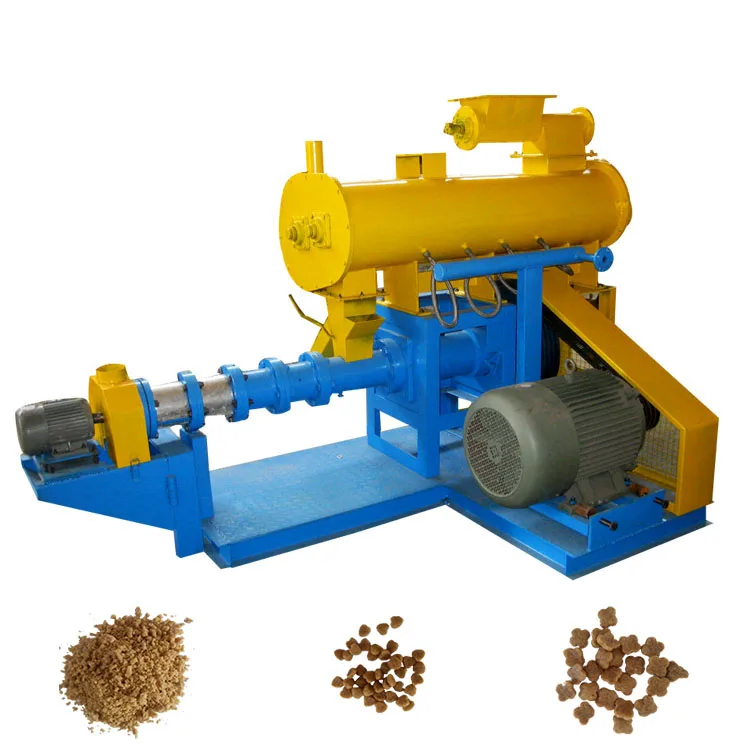 top quality Aquaculture Shrimp Crab Corn Bone Flour High Protein Electric Wild Fish Feed Pellet Machine