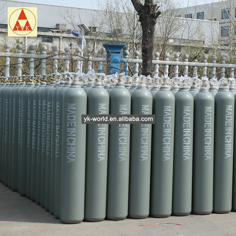 Iso Standards 40l O2 Bottles Medical Oxygen Tank Portable Oxygen Gas Cylinder