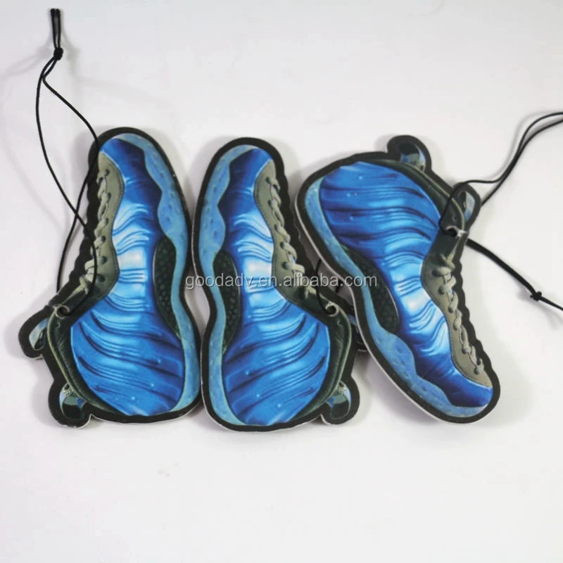 Customized Size and Eco-friendly cotton paper Material hanging car air freshener