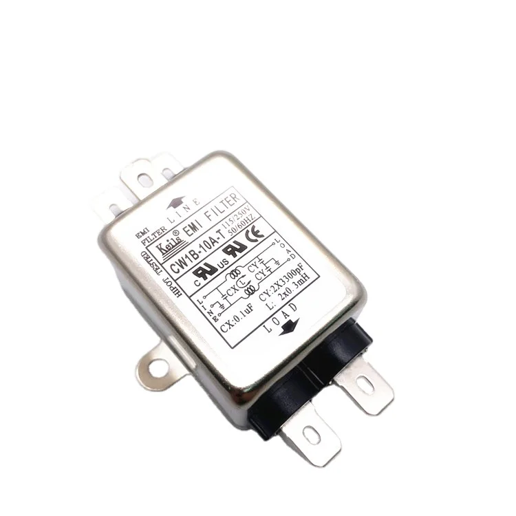 Специальная конструкция CW1B-T(04) EMI мощность жилами для воздушной аудиосигнала шумовой фильтр