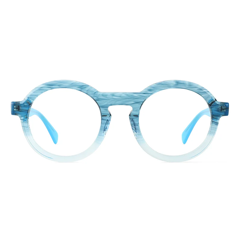 Fashion Popular Eye Wear Eyeglass Frame Blue Colorful Eyewear Acetate Sheets For Eyewear