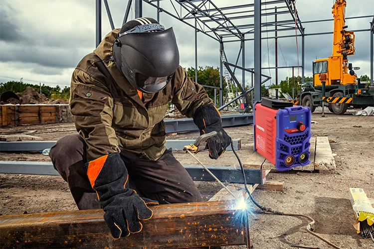 WORKPRO Inverter MMA120A Welding Machine DIY Digital Display LCD Mini Welder Electric MMA Welder Machine