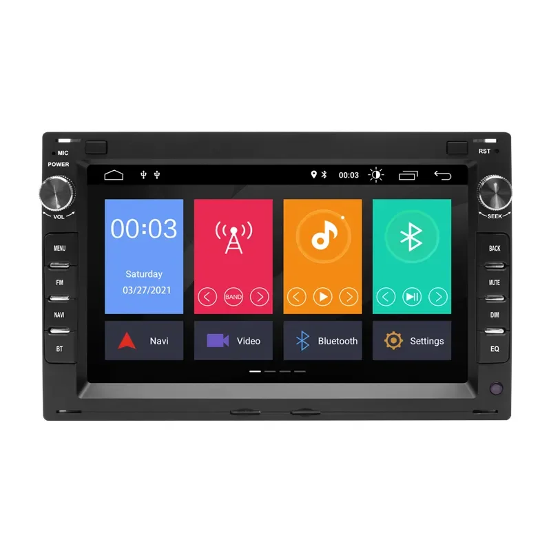 2+32G 7inch Carplay Car Radio Multimedia Player Android 11 For VW PASSAT B5 MK4 MK5 SHARAN Jetta Bora Polo TRANSPORT T5 CITI CHI