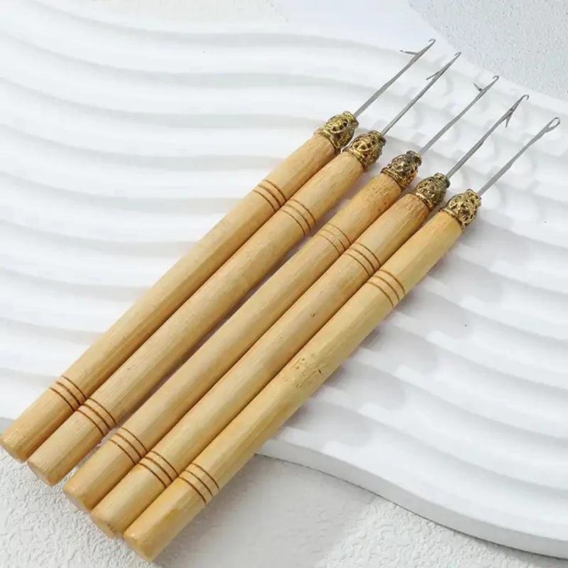 Wholesale DIY Dreadlock Crochet Hook Hairdressing Tools Latch Hook Crochet Needles for Hair Extension