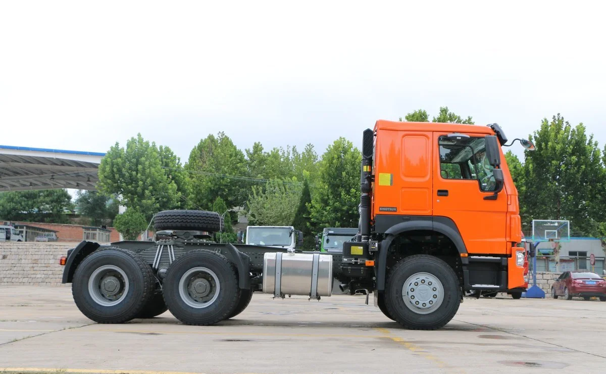HOWO Подержанный евро 2 тягач грузовик Евро 3 6X4 дизельный 380hp для продажи