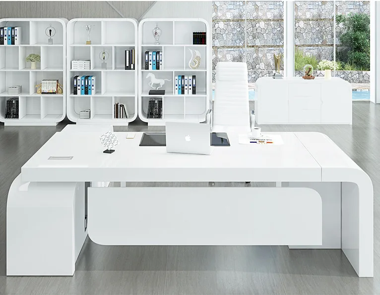 Latest Foshan Commerical Office Furniture CEO Executive Desk