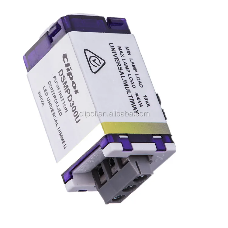 AS/NZS Australia SAA  Multi-way control Universal Push button LED Dimmer DSMPD300U