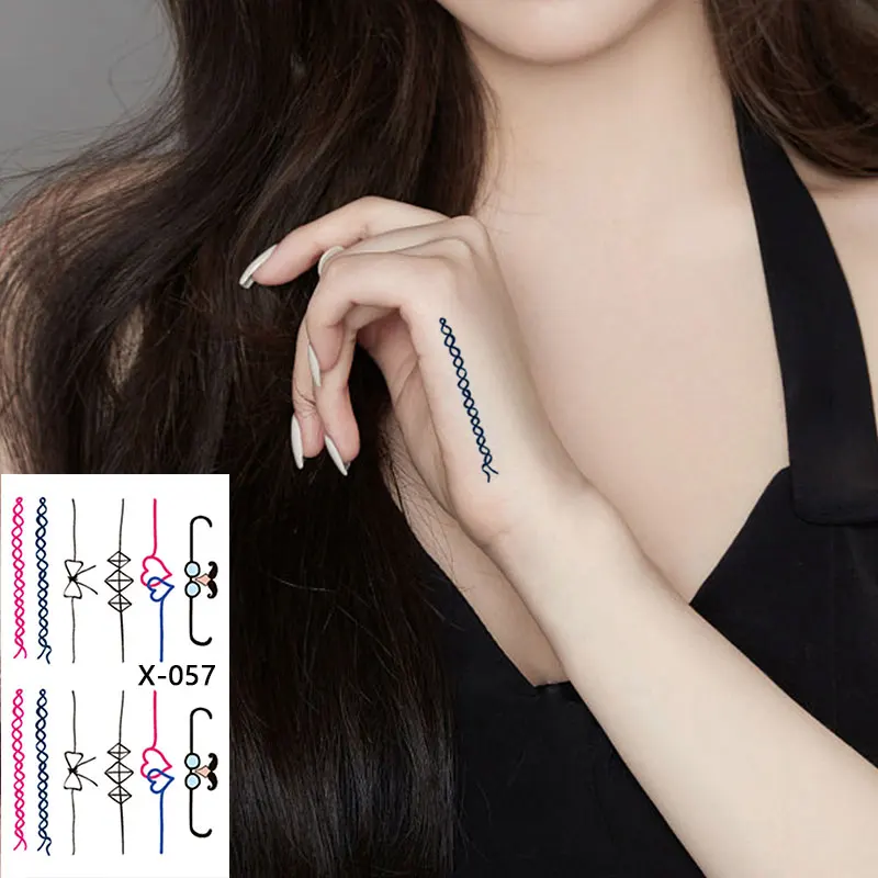 X series wholesale waterproof body art star small size temporary tattoo stickers