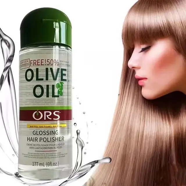 Olive oil Factory Price Natural Hair Care Smooth and Glossy 177ML Supports ODM/OEM Hair oil