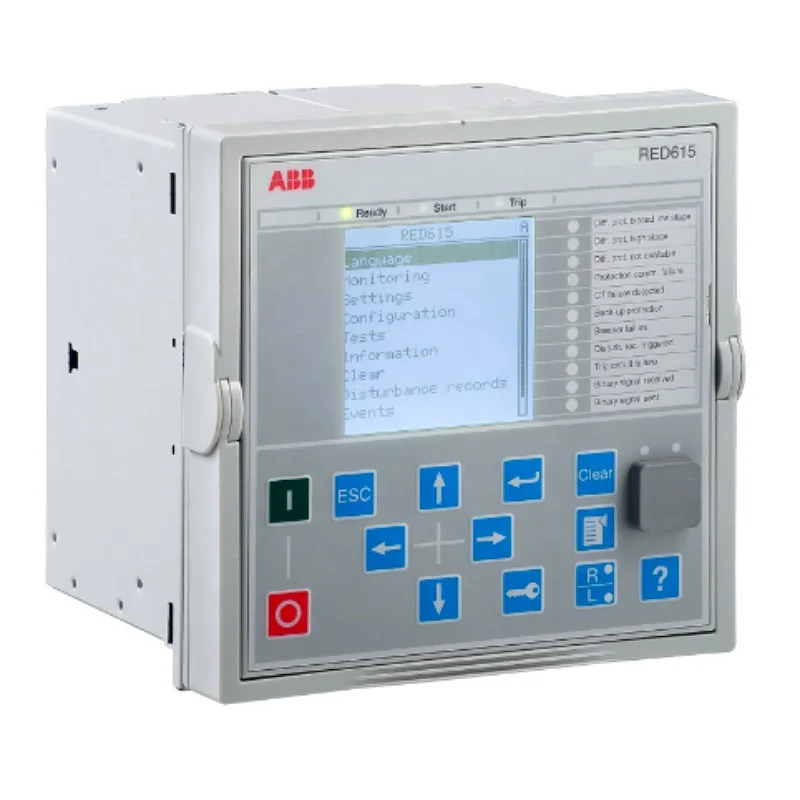 Multifunction protection relay RED615 with three-phase  thermal  overload  protection and  Circuit  breaker  failure  protection