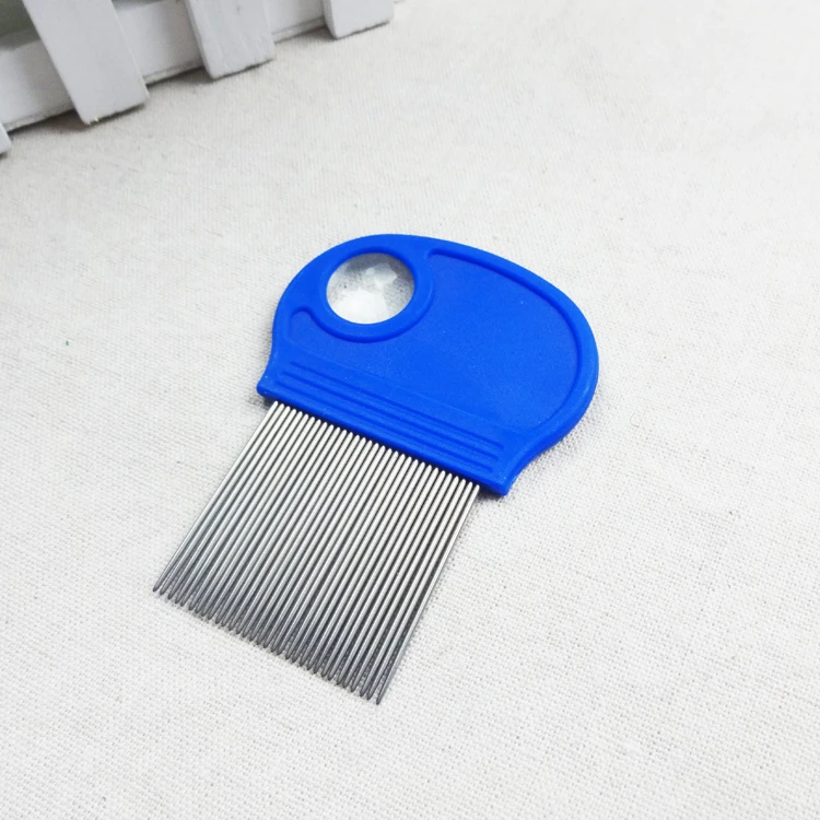 Amazon Hot Selling Durable Stainless Steel Hair Beauty Nit Lice Clean Flea Tick Comb