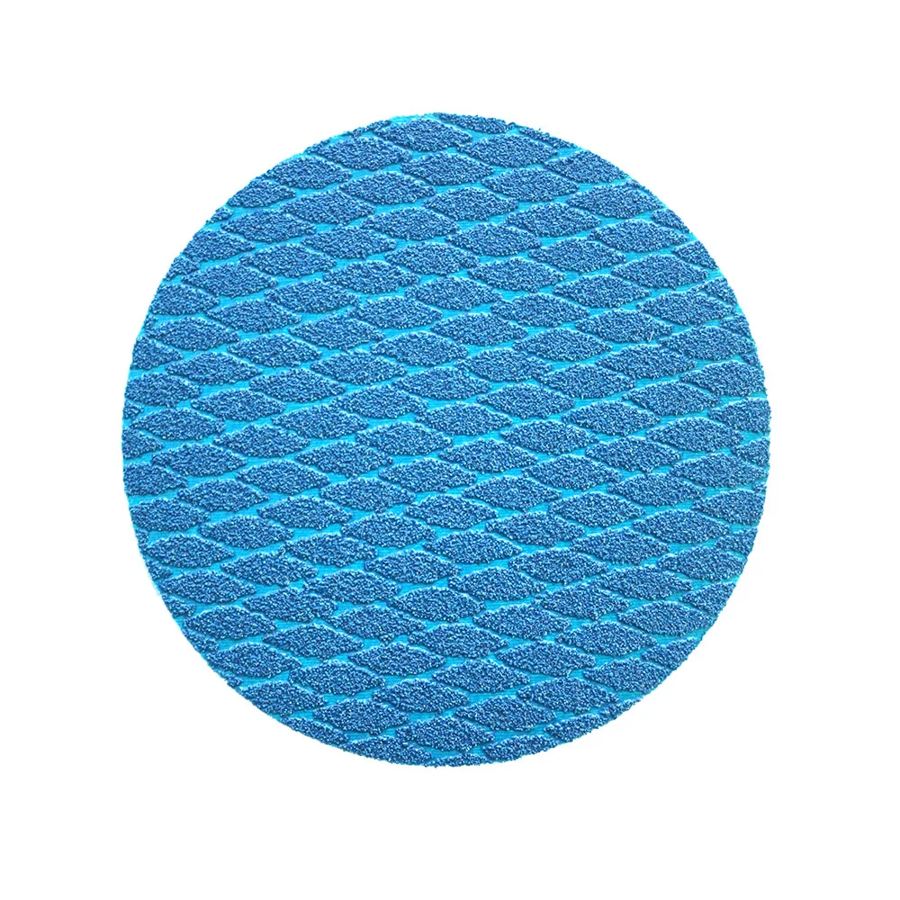 9 inches aluminum oxide fiber Loop Flocking orbital sandpaper disc Sanding Disc Pad Diamond shaped sandpaper