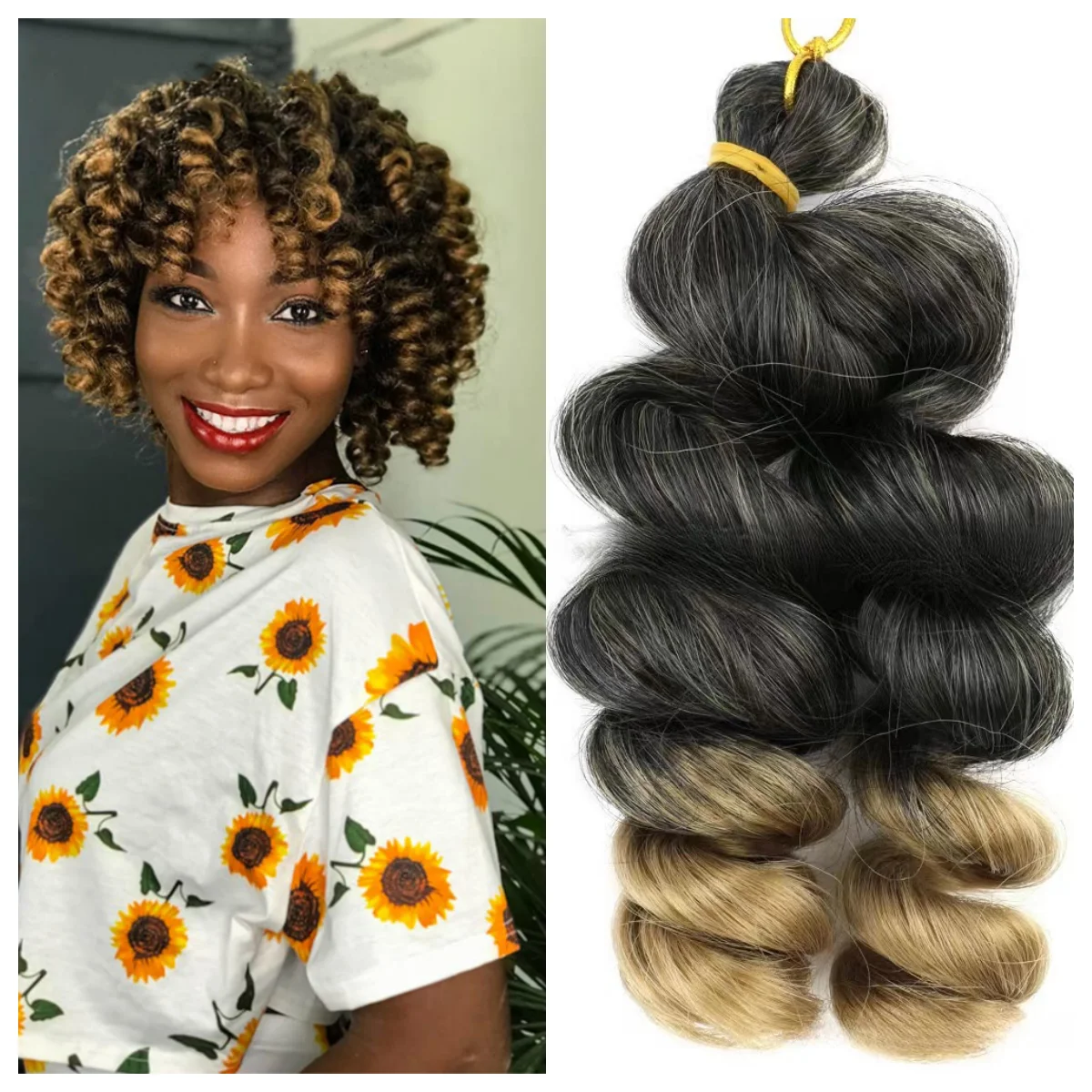 10in spiral curl French loose wave curly Crochet Braid Hair Wand curlys a crochet