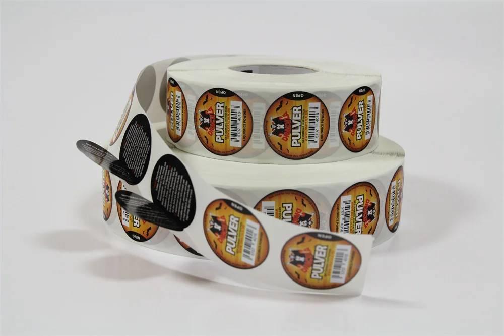 Italian High Quality TWINLABEL DRACULA PP White PVC Labels for Wine Beer Beverage Juice Coffee Production in Industrial Industry